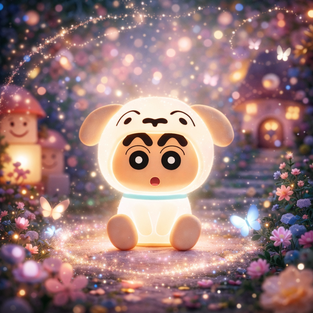 Crayon Shin-chan Shiro LED Night Light Lamp