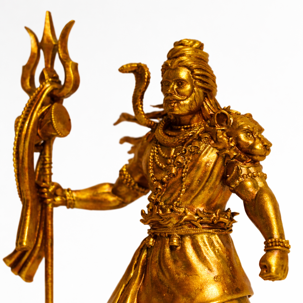 Shiva Statue Car Dashboard Idol