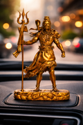 Shiva Statue Car Dashboard Idol